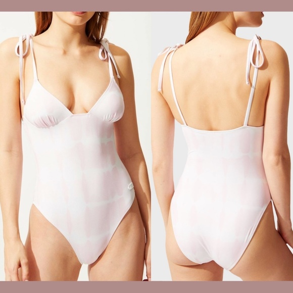 NWD $178 Solid & Striped Olympia Ballet Tie‎ Dye One Piece Swimsuit [ Small ] - Picture 1 of 12
